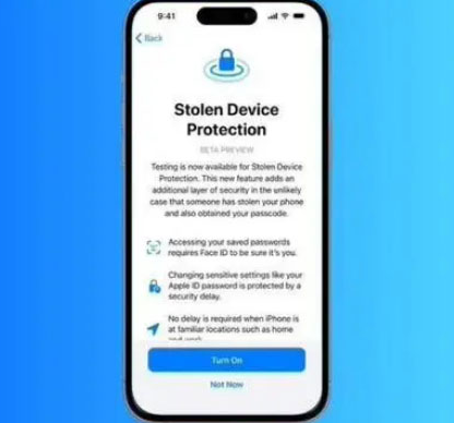 英州镇苹果授权维修店分享被盗设备保护功能开启方法 