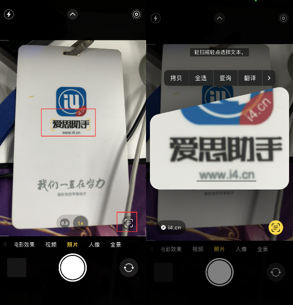 英州镇苹果手机维修分享升级iOS 16后如何通过相机翻译文本 