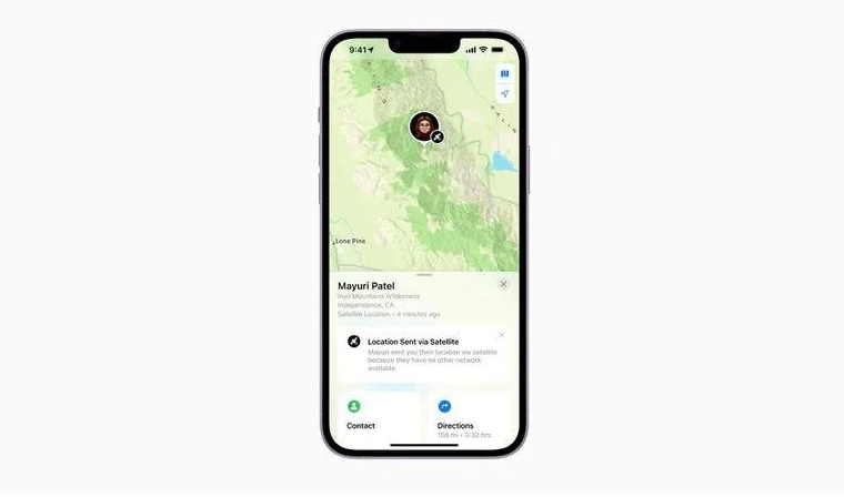 英州镇苹果14维修分享iPhone14系列中 FindMy功能通过卫星分享位置方法教程 