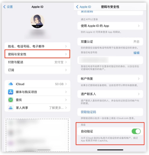 英州镇苹果手机维修分享iOS 16 自动验证功能开启方法 