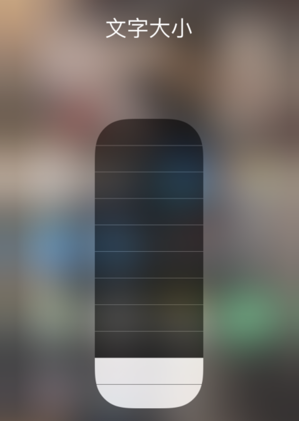 英州镇苹果手机维修分享小技巧：在 iPhone 控制中心快速调节字体大小 