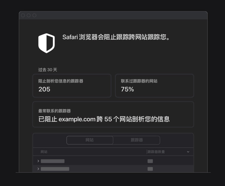 英州镇苹果手机维修分享如何在 Safari 浏览器中查看和打开隐私报告 