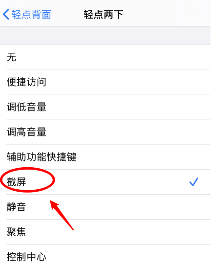 英州镇苹果手机维修分享iPhone12如何启用双击截屏 